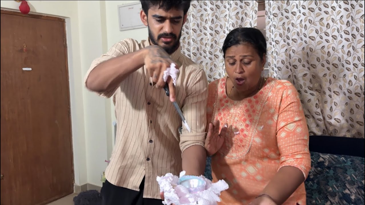 Fake Cake Prank on me 🥲 | Samsameer_insta
