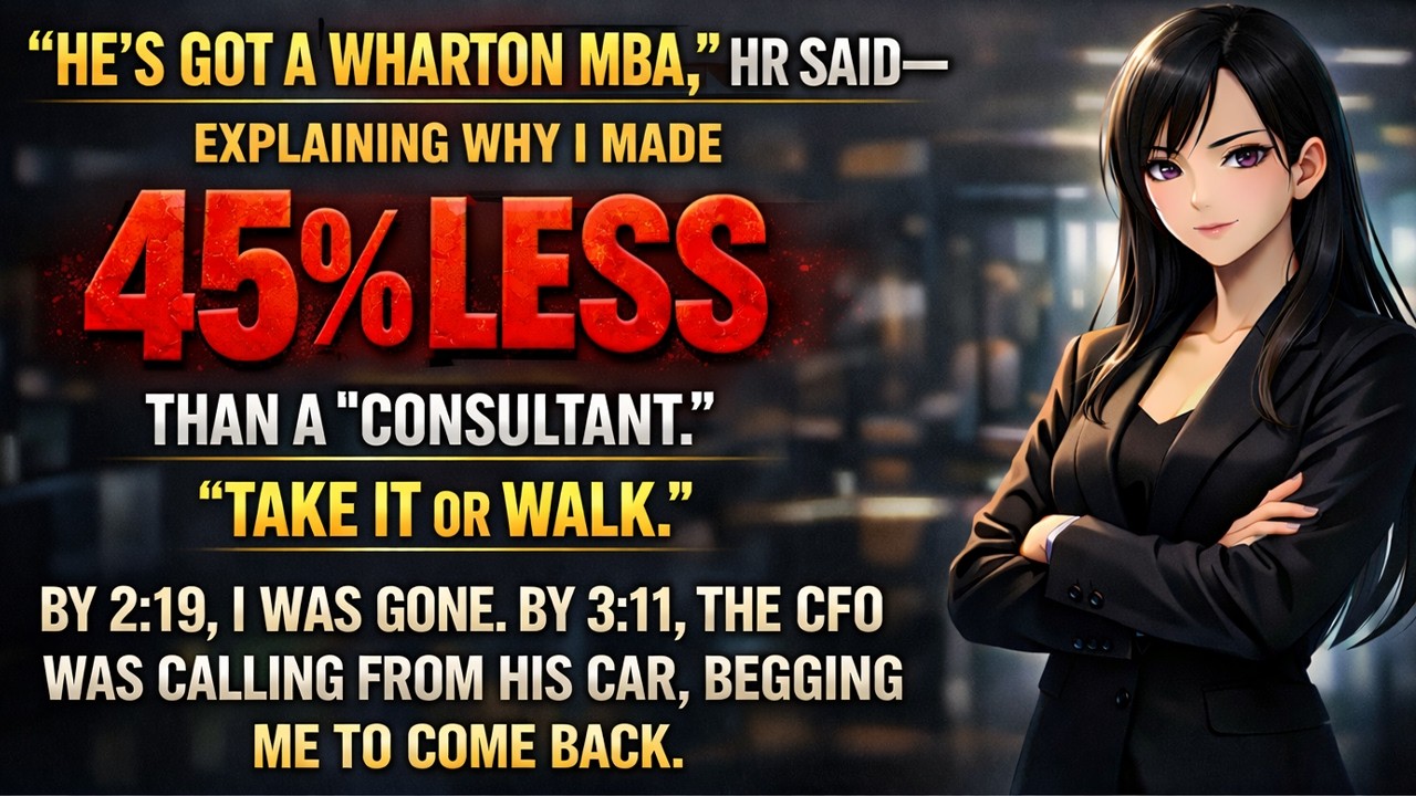 They Paid the MBA 45% More—So I Quit. By 3:11 the CFO Was Begging Me to Return