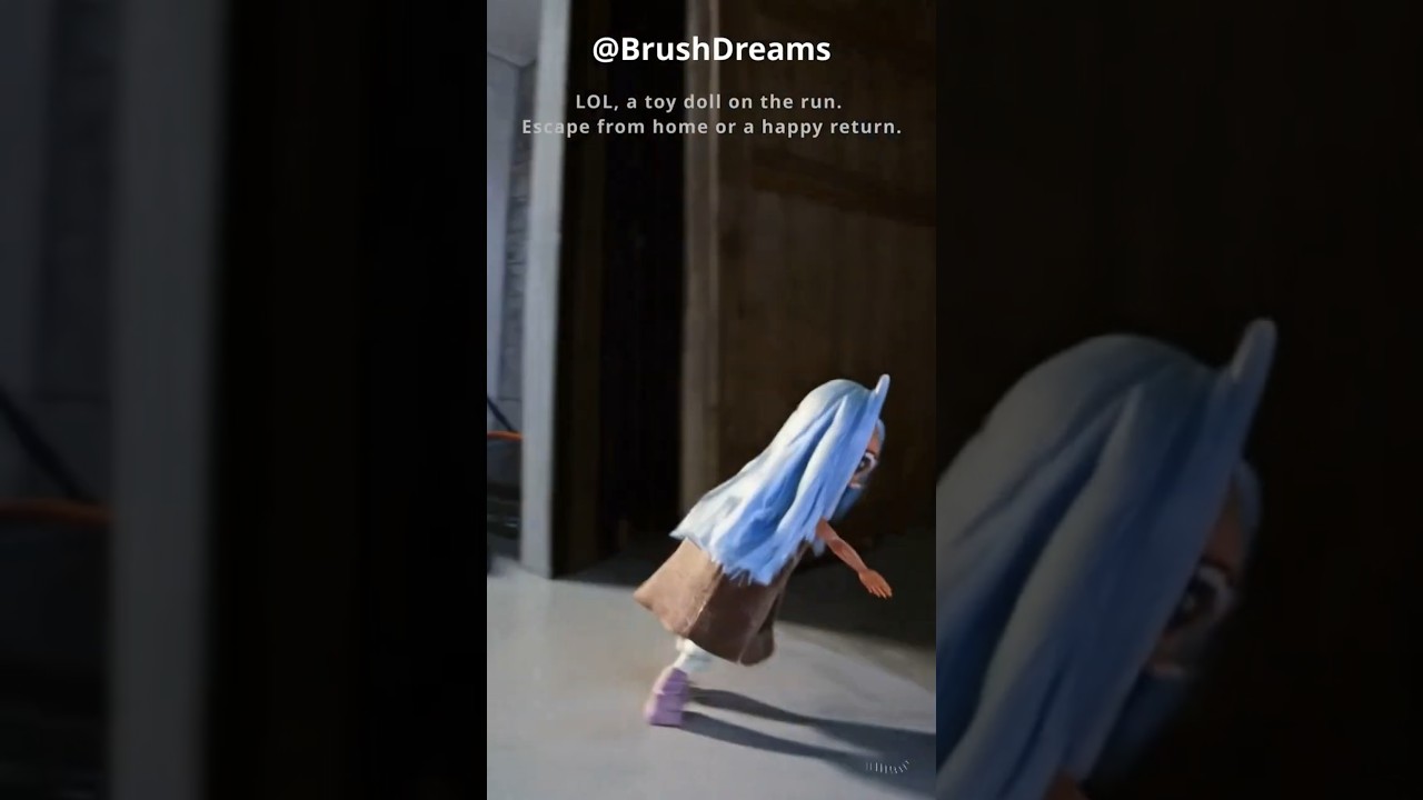 LOL Moment: Toy Doll Running Away or Going Home? | Watch This Humor Short