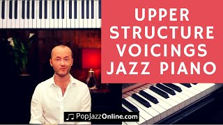 Miniatura del video "How To Play Jazz Piano - Upper Structure Voicings 🎹😃 (7 Steps to play jazz piano chords)"