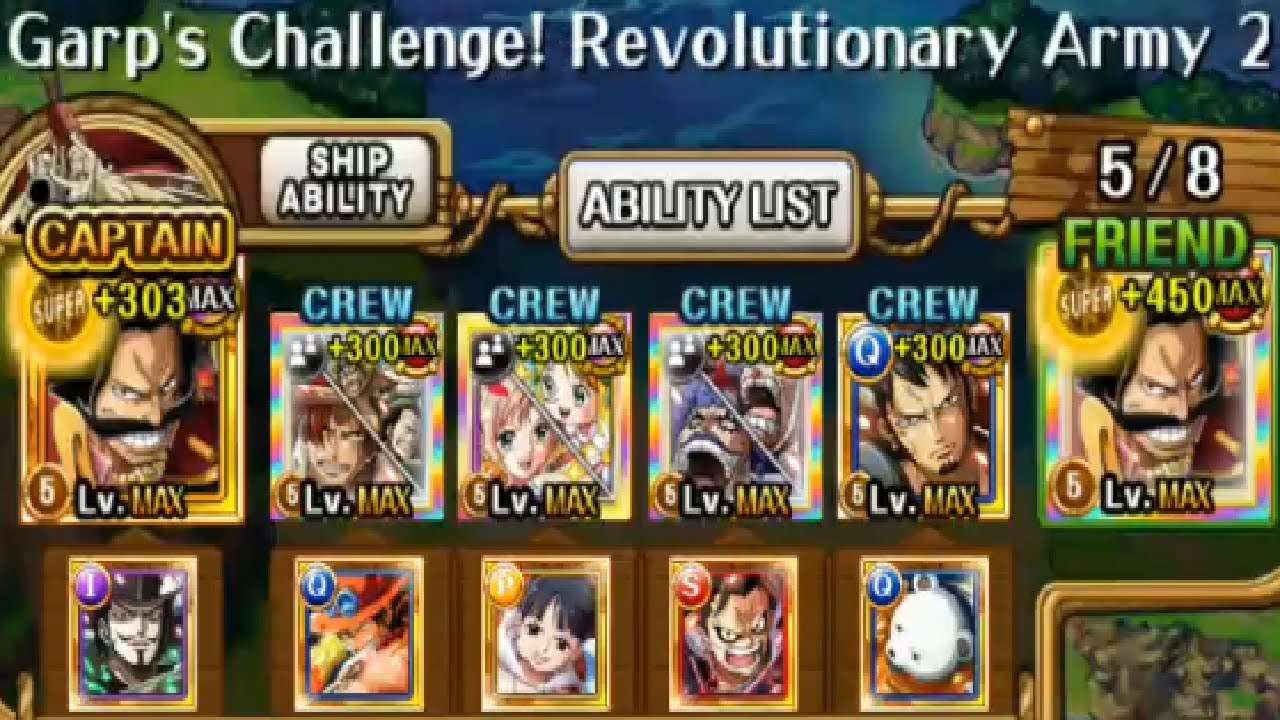 Garp Challenge Revolutionary Army 2 Roger Team Optc Youtube