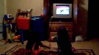 Nieces Dancing to Roller Buffalo