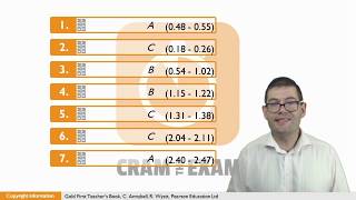 Gold First 2015 Unit 2 p18 Multiple Choice listening