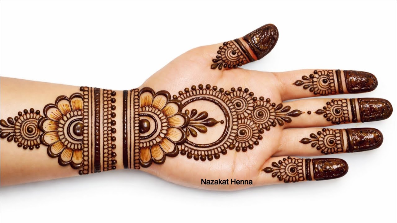 Stylish Easy Mehndi design for hands| Simple Mehandi design| Ramadan mehndi designs | mehandi design