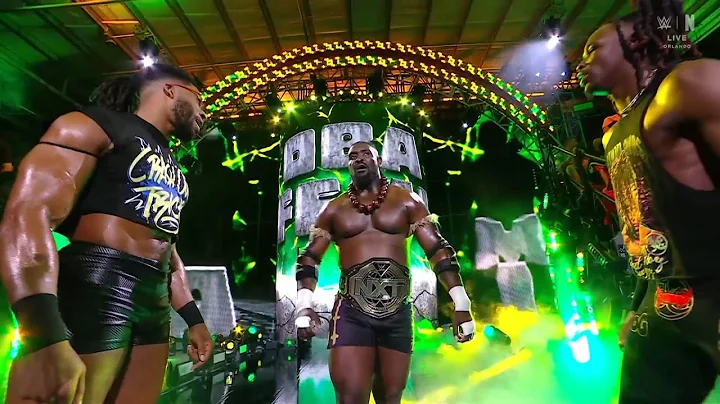 Oba Femi & Trick Williams & Je'Von Evans Entrance: WWE NXT, April 8, 2025