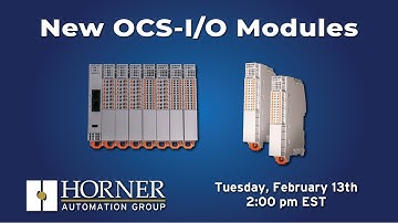 New OCS-I/O Modules