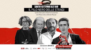"Il filo nero delle stragi", segui la diretta con Sandra Bonsanti e Roberto Scarpinato