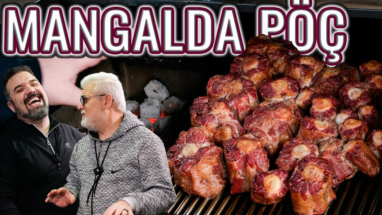 BU PÖÇÜ YEMEK İÇİN SIRAYA GİRDİLER! (Mangalda Kiraz Fümeli Pöç Kebabı Tarifi )