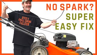 How To Fix A Lawn Mower That Has NO SPARK (Super Easy Fix)