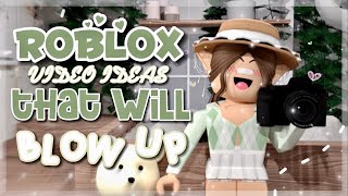 Roblox Video Ideas Will Blow Up Pt.2 2023