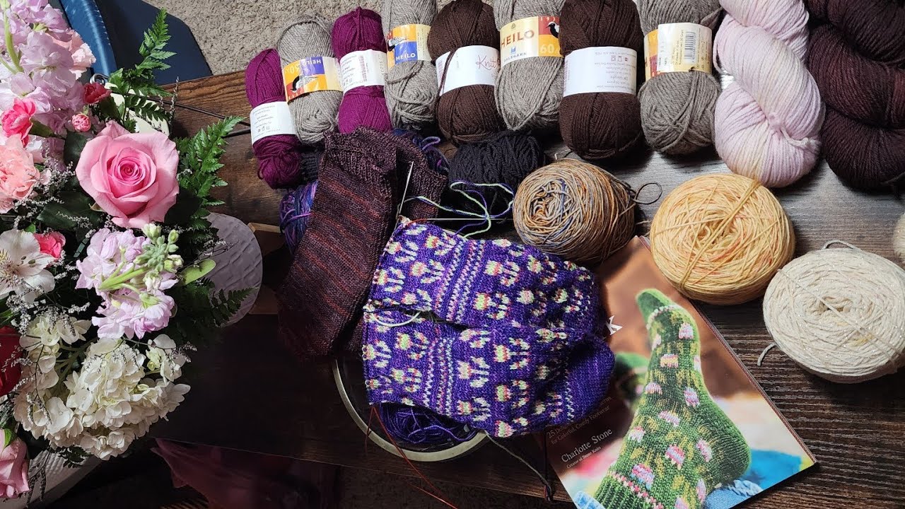 Colorwork Socks/ Fall Knitting Plans/ WIPS