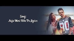 Aaja meri bike pe lyrics