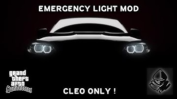 EMERGENCY LIGHT MOD FOR GTA SA ANDROID II BY TFM YT II