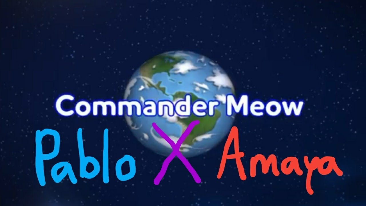 PJ Masks. Pablo X Amaya Photos. Commander Meow. ❤️💙
