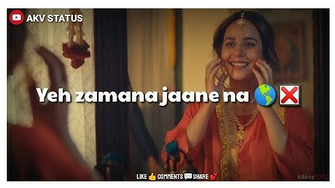 Baarish ki jaaye Whatsapp Status | b praak | Baarish ki jaaye song Status | trending Status⬆️ | #AKV