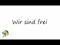 Berge - Wir sind frei (Lyrics video)