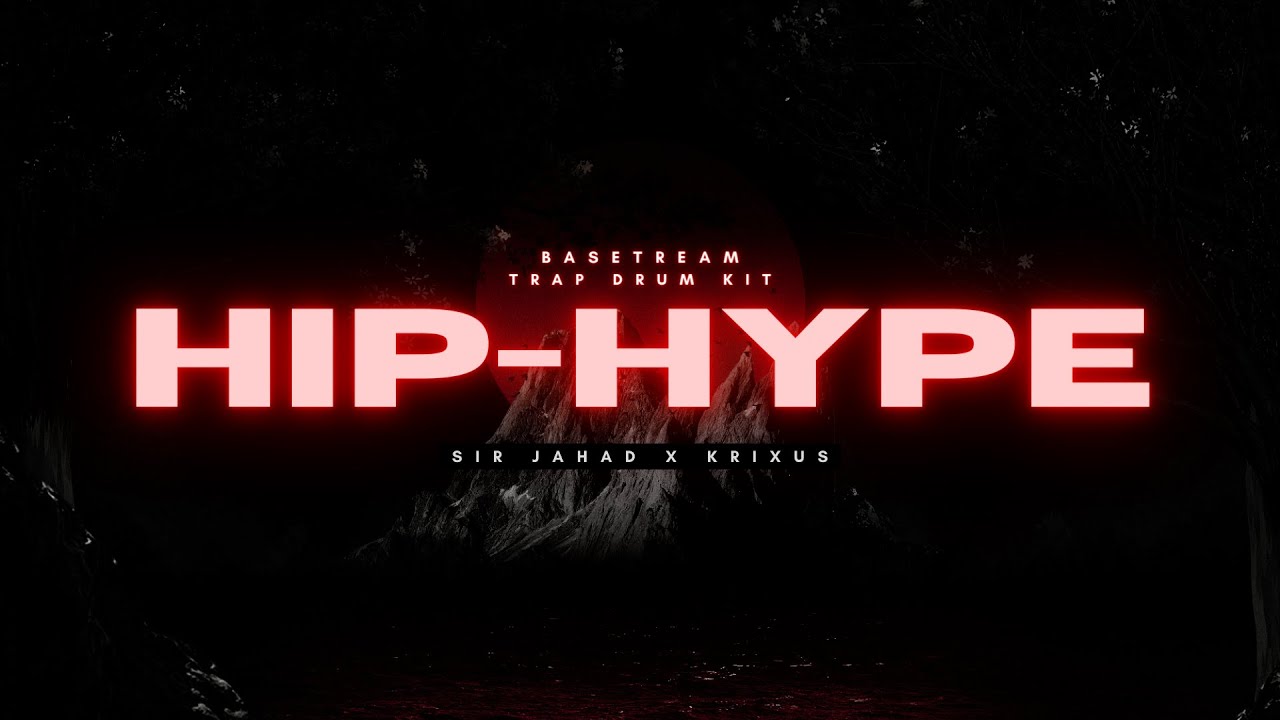 FREE "HIP-HYPE" Trap Drum Kit Sound Pack | BASETREAM | Free Drum Samples 2023