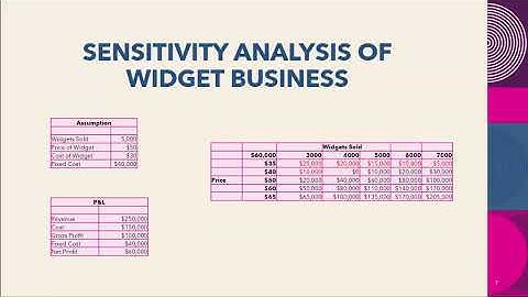 Week 4   Sensitivity Analysis
