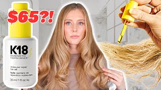 NEW K18 Molecular Repair Hair Oil - Watch This Before Spending 65