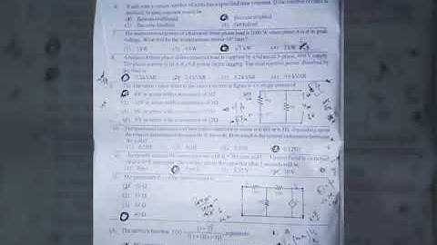 TS TRANSCO ASSISTANT ENGINEER(ELECTRICAL) QUESTIONS WITH SOLUTIONS (KEY) 2018