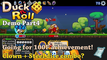 Going for 100F achievement! Clown + Steel dice combo? - Let
