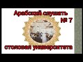 Арабский язык с арабом || арабский разговорный диалог слушать № 7 || турецкая программа