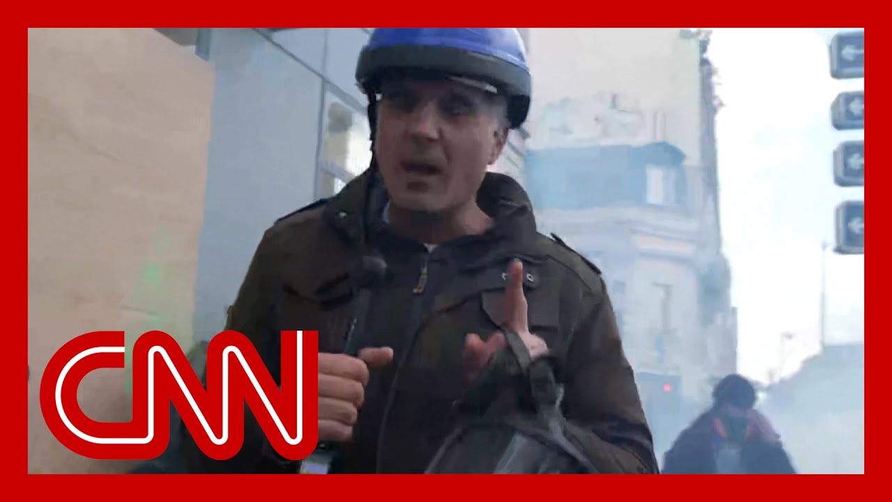 ‘Catch your breath’: CNN reporter gets caught amid tear gas during Paris protests