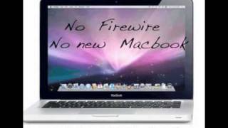 Dear Steve Jobs : We need firewire! (NEW MACBOOK) Apple 2008