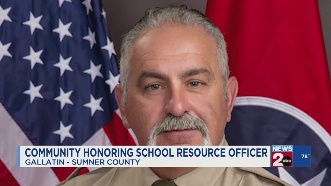 Community honoring Sumner County school resource officer
