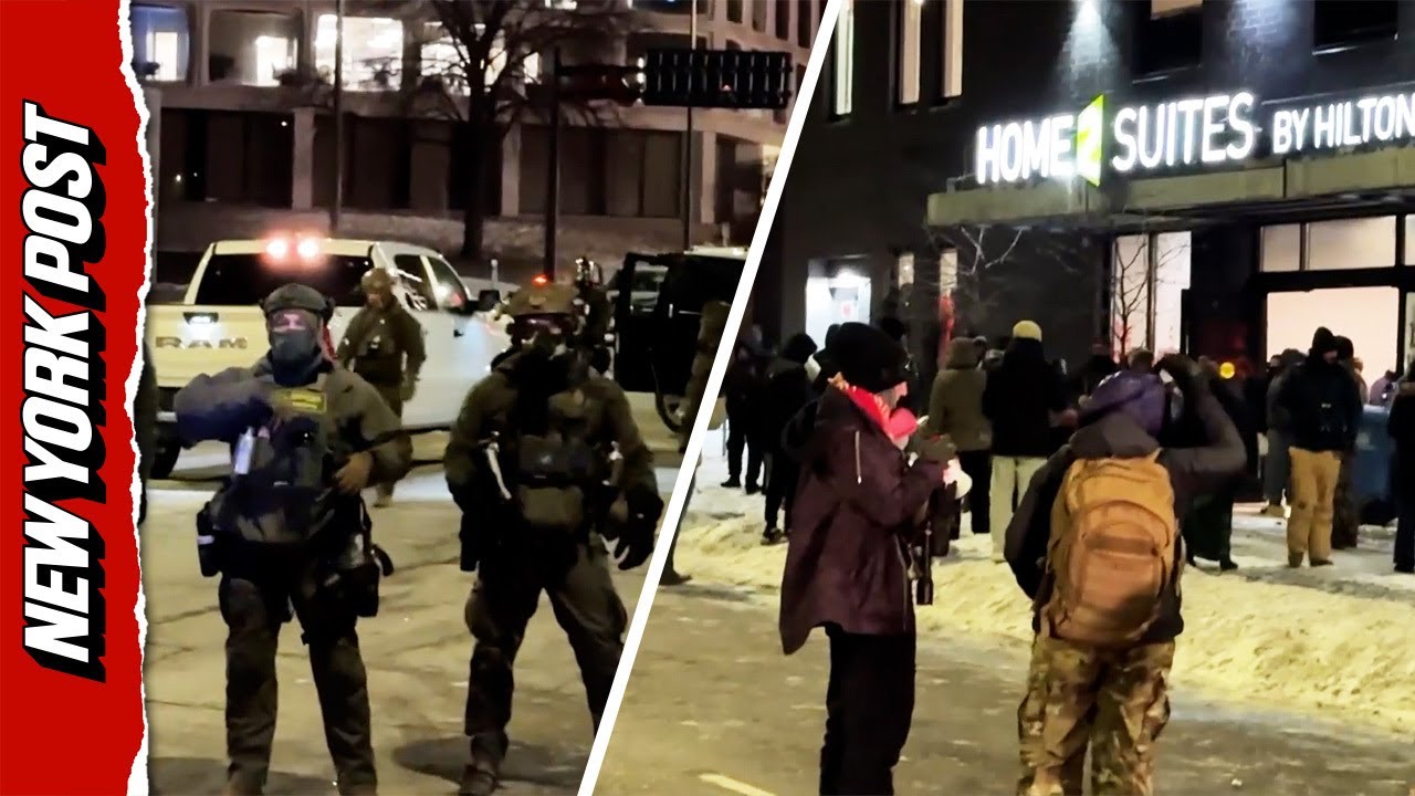 'You Are All Under Arrest!': Anti-ICE Protesters Clash With Minneapolis Police