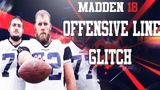 OFFENSIVE LINE GLITCH Exposed!! | MADDEN 18 is BROKEN!! | Madden NFL 18 Offense Tips