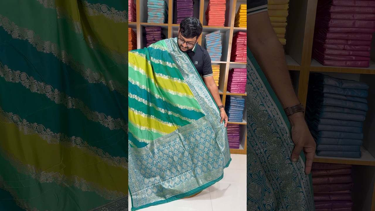 Banarasi Handlloom Rich Weaving Pallu Saree