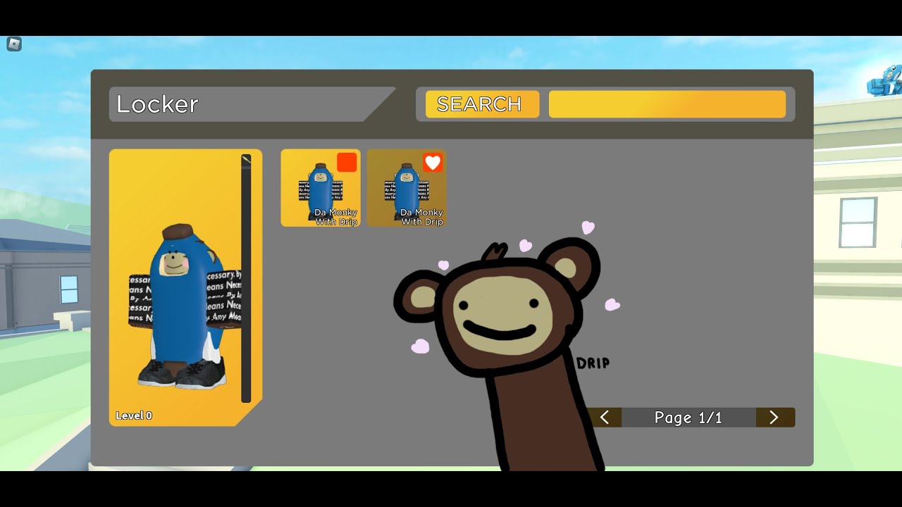 Getting the Seeker of Hearts unusual on the Monkey with Drip skin