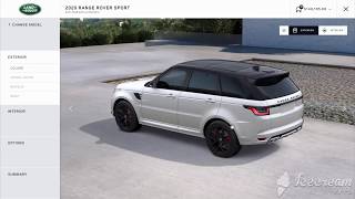 Player Profile RANGE ROVER SPORT SVR | Car Configurator