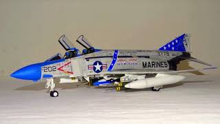 Academy 1/48 F-4J Phantom aftermarket decals of VMFA-451 Warlords USS FORRESTAL CV-59 built model