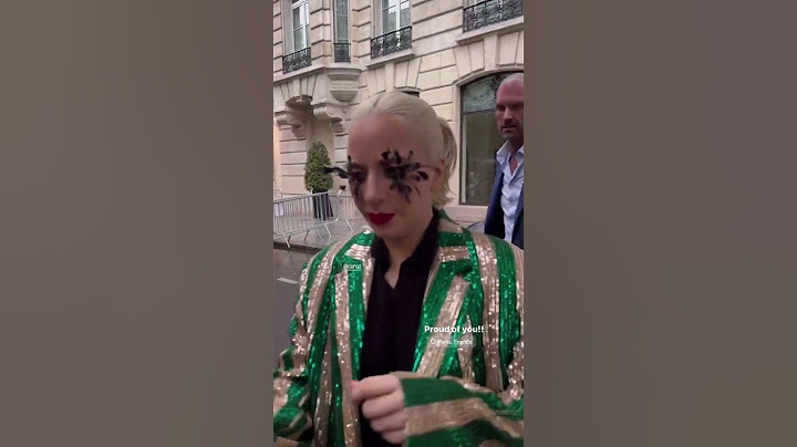 Lady Gaga greeting fans after her Paris Olympics opening ceremony performance. #ladygaga #paris