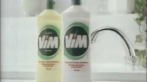 Vim Bathroom Cleaner Commercial 1989