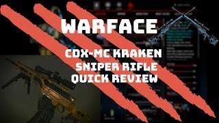Warface CDX-MC Kraken Bolt-Action Sniper Rifle \