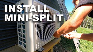 Installing a Mini-Split By Myself ― The Stand and Compressor Unit