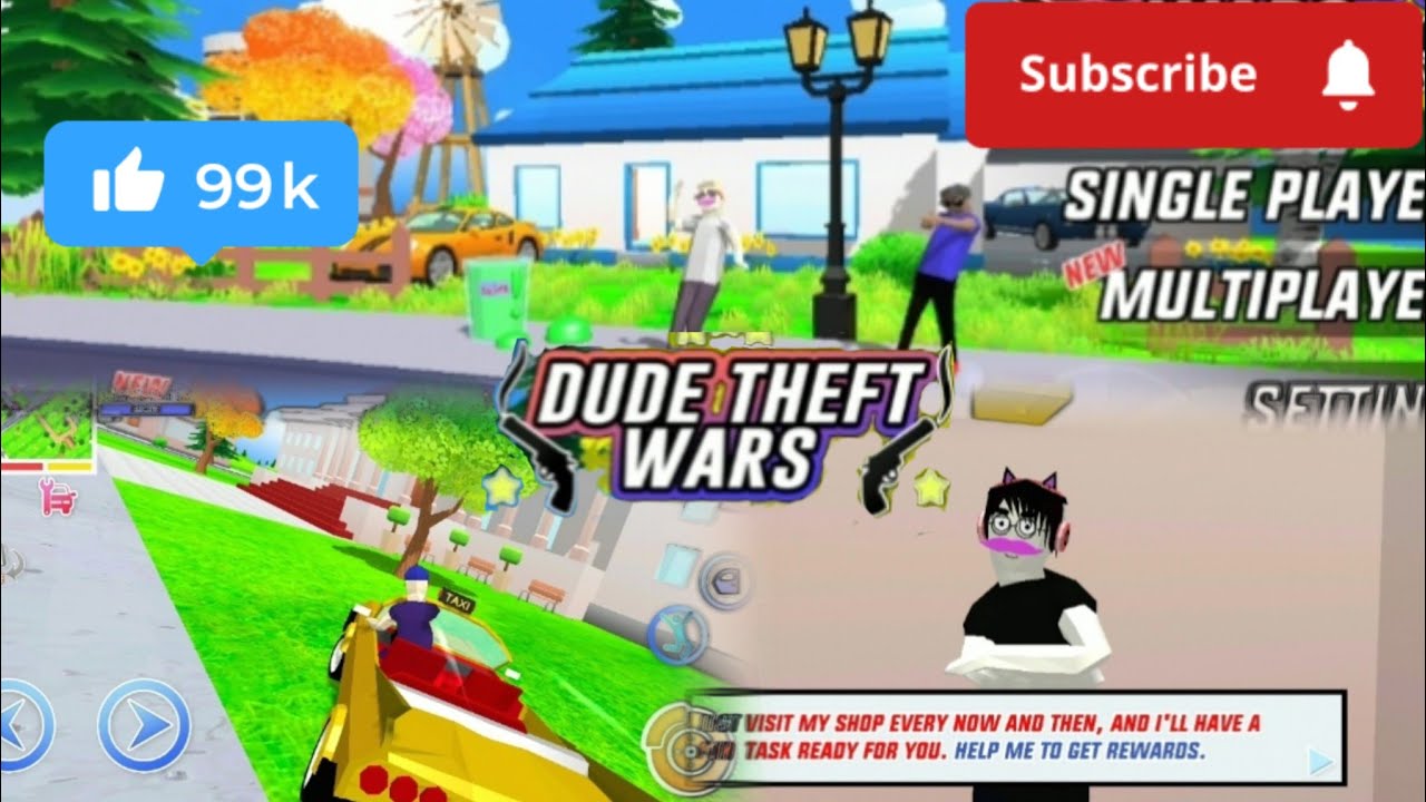 dude theft war /🤑secret cheat codedudetheftwars YouTube