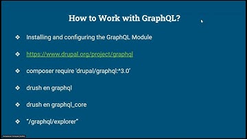 A Deep Dive Into GraphQL In Drupal 8 & 9 - Parvateesam Konapala - DrupalCamp Poland 2021