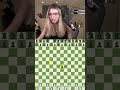 Anna cramling gets checkmated in 4 moves shorts