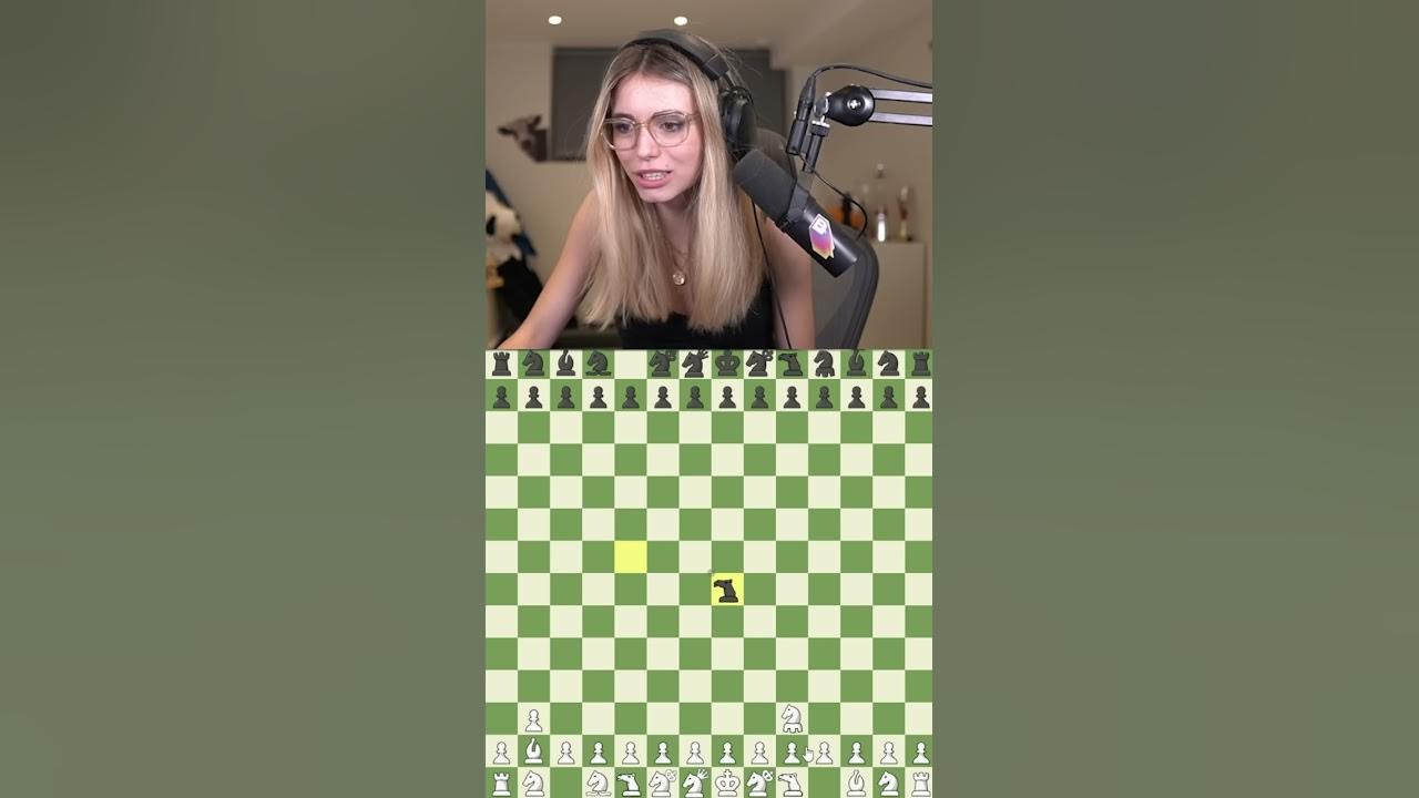 Anna Cramling Gets Checkmated in 4 Moves #shorts
