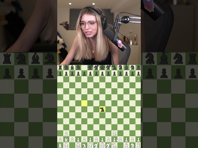 Anna Cramling Gets Checkmated in 4 Moves #shorts class=