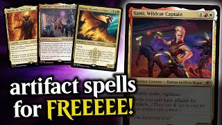 Sami, Wildcat Captain EDH | Boros Affinity &amp; Artifact Aggro Commander Gameplay