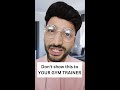 Don't show this to your Gym Trainer