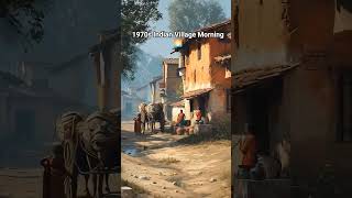 1970s Indian Village Morning 🌅 | Old Rural Life in India | Nostalgic Cinematic Scene #vintage