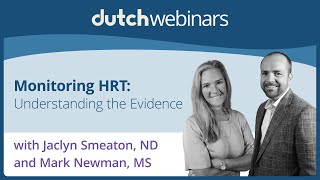 Monitoring Hormone Replacement Therapies (HRT)- Understanding the Evidence by Precision Analytical, Creators of the DUTCH Test 1,508 views 6 months ago 1 hour, 11 minutes
