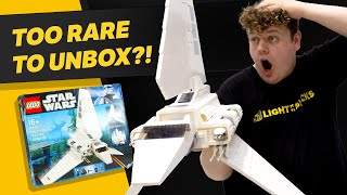 Unboxing and Building the Super RARE LEGO Star Wars UCS Imperial Shuttle 10212