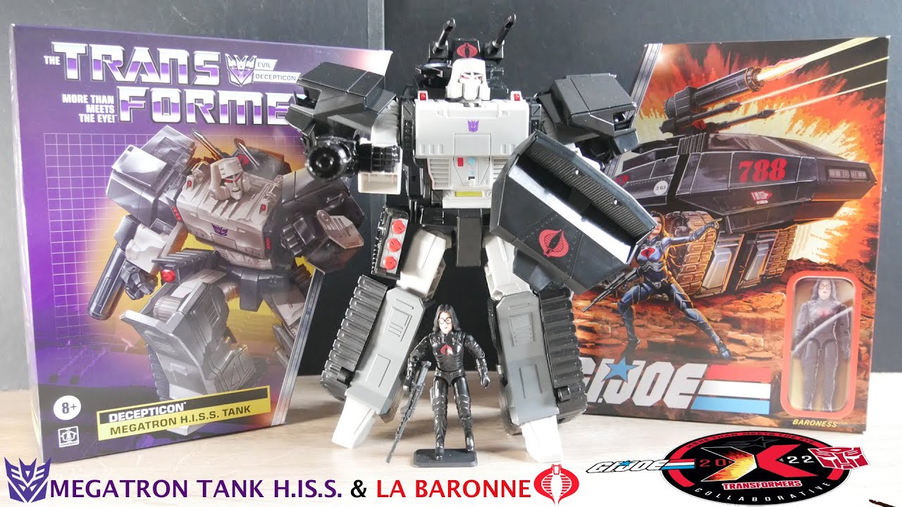 Transformers X Gi Joe Megatron H.I.S.S. et la Baronne YouTube